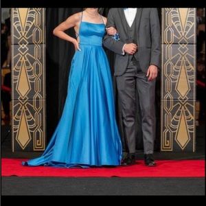 Cornflower Blue Formal Dress